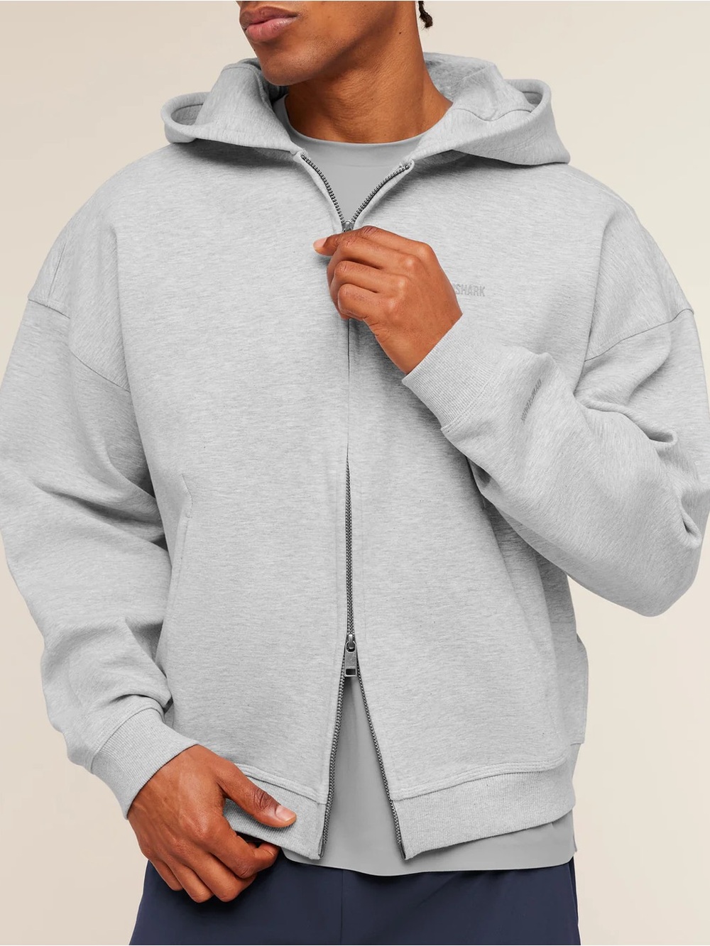 GYMSHARK EVOLVE LIGHTWEIGHT ZIP THROUGH HOODIE
Oversized Fit